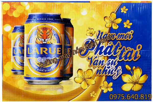 May nón sự kiện beer larue tết 